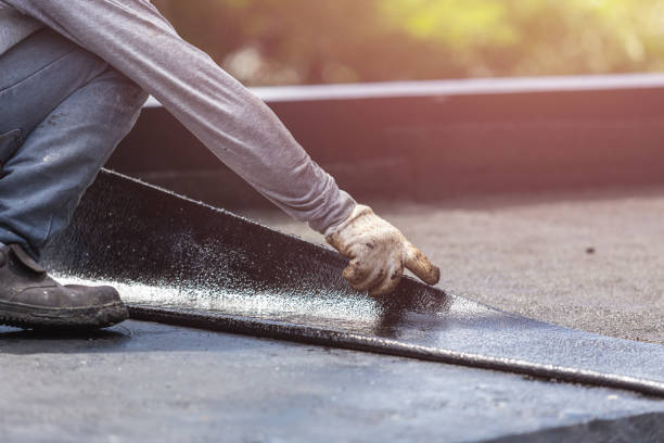 Professional Exterior Waterproofing technician working in Andover, MN